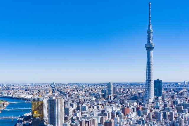 イメージ：青空と風景